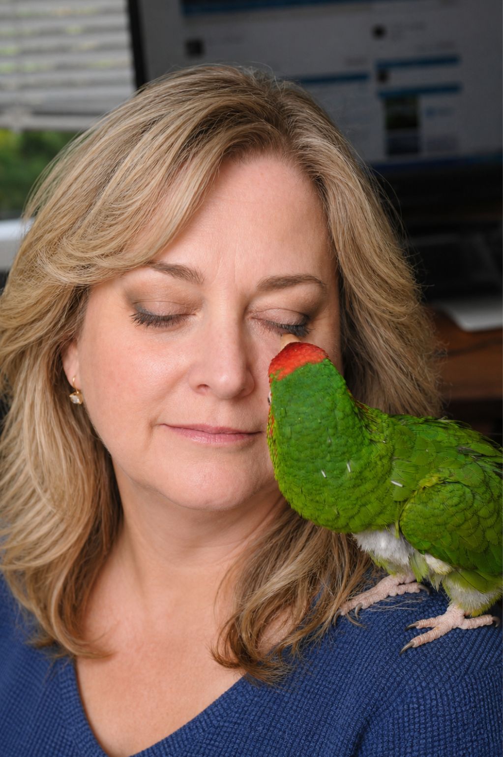 preening